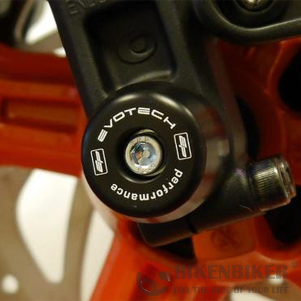 KTM Duke/RC 200/390 Front Spindle Bobbins 2013+ - Evotech Performance