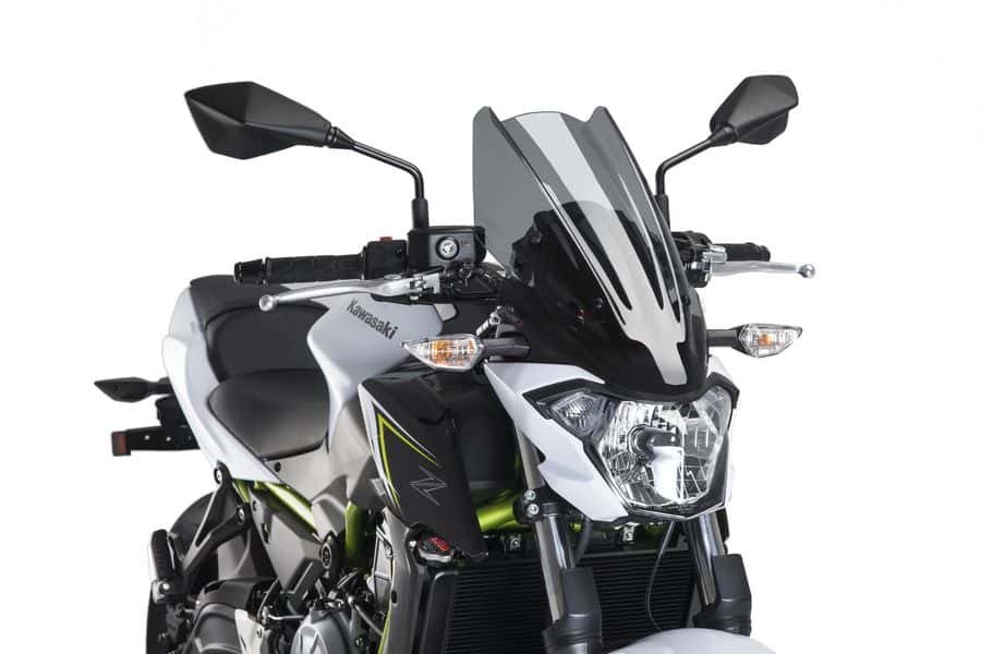 Naked New Generation Touring Windshield for Kawasaki Z650 (2017-2020) - Puig