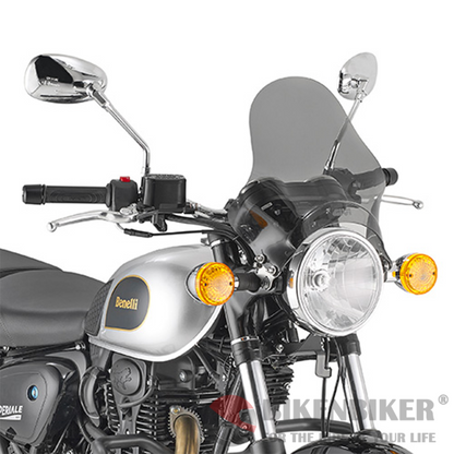 Universal Smoked Windscreen for Benelli Imperiale/RE Hunter 350 - Givi