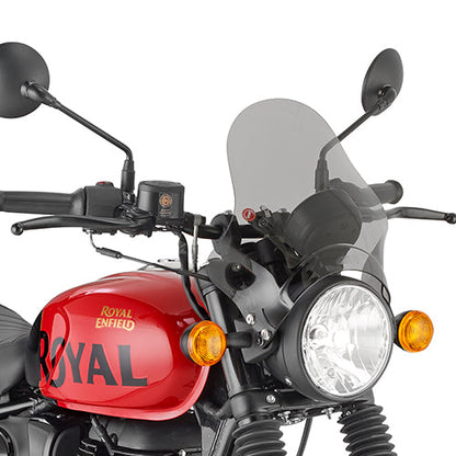 Universal Smoked Windscreen for Benelli Imperiale/RE Hunter 350 - Givi