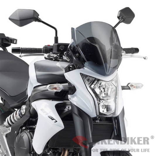 Specific Screen, smoked for Kawasaki ER-6N (2012-16) - Givi