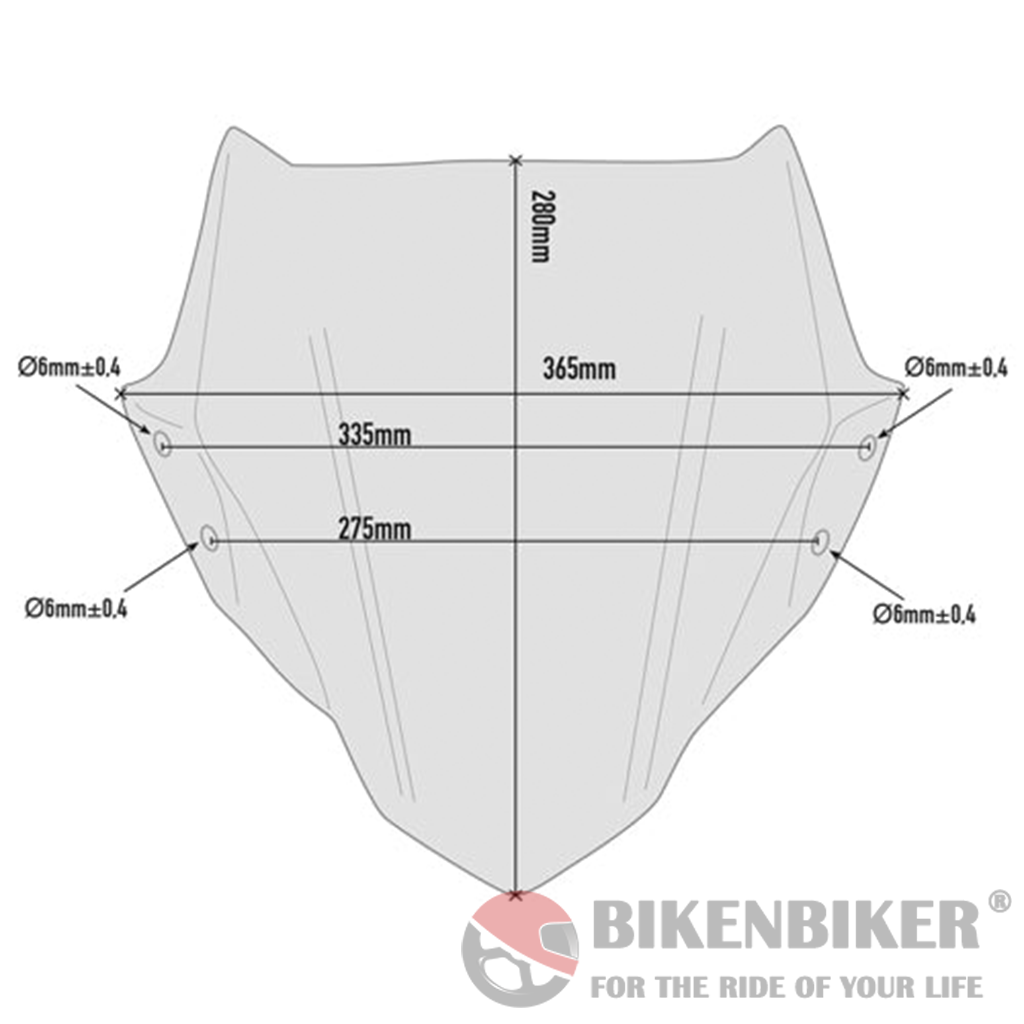 Specific Screen, smoked for BMW G310R - Givi