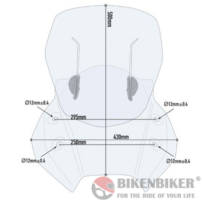 Airflow windscreen - Suzuki Vstrom 650 - Givi