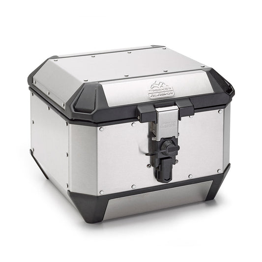 Monokey TREKKER ALASKA TOP-CASES WITH A NATURAL ALUMINIUM FINISH, 44 LTR