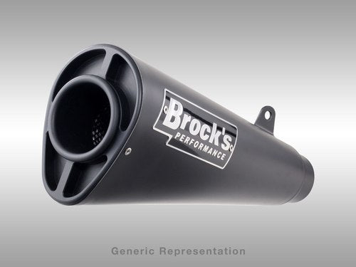 Alien Head 2 Full System Black 14'' Muffler S1000RR (2020+) - Brock's Performance