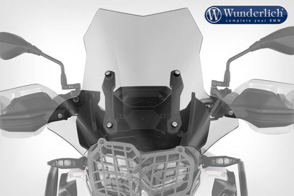 BMW F750 GS Ergonomics - "EXTREME" Windscreen - Wunderlich