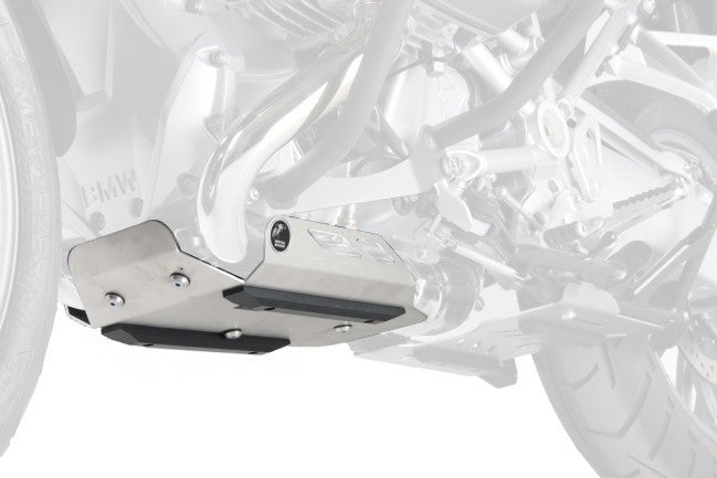 BMW R 1200 GS Engine protection plate silver Hepco Becker - Bike 'N' Biker