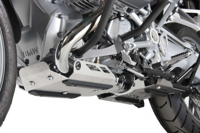 BMW R 1200 GS Engine protection plate silver Hepco Becker - Bike 'N' Biker