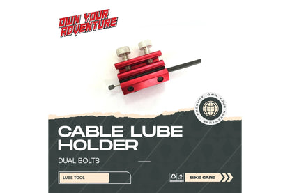 Cable Lube Holder (Dual Bolts) - Own Your Adventure