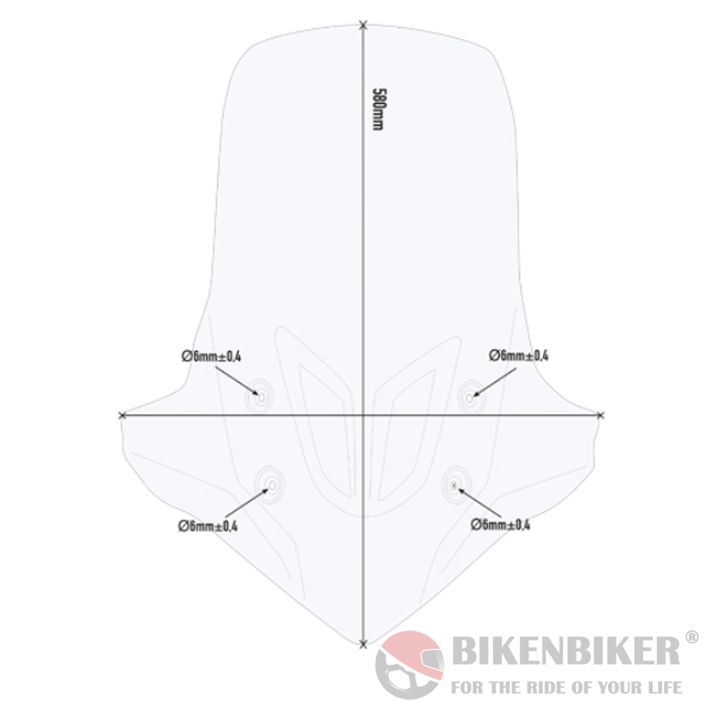 Touring Windscreen for Honda CB500X - Givi