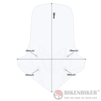 Touring Windscreen for Honda CB500X - Givi