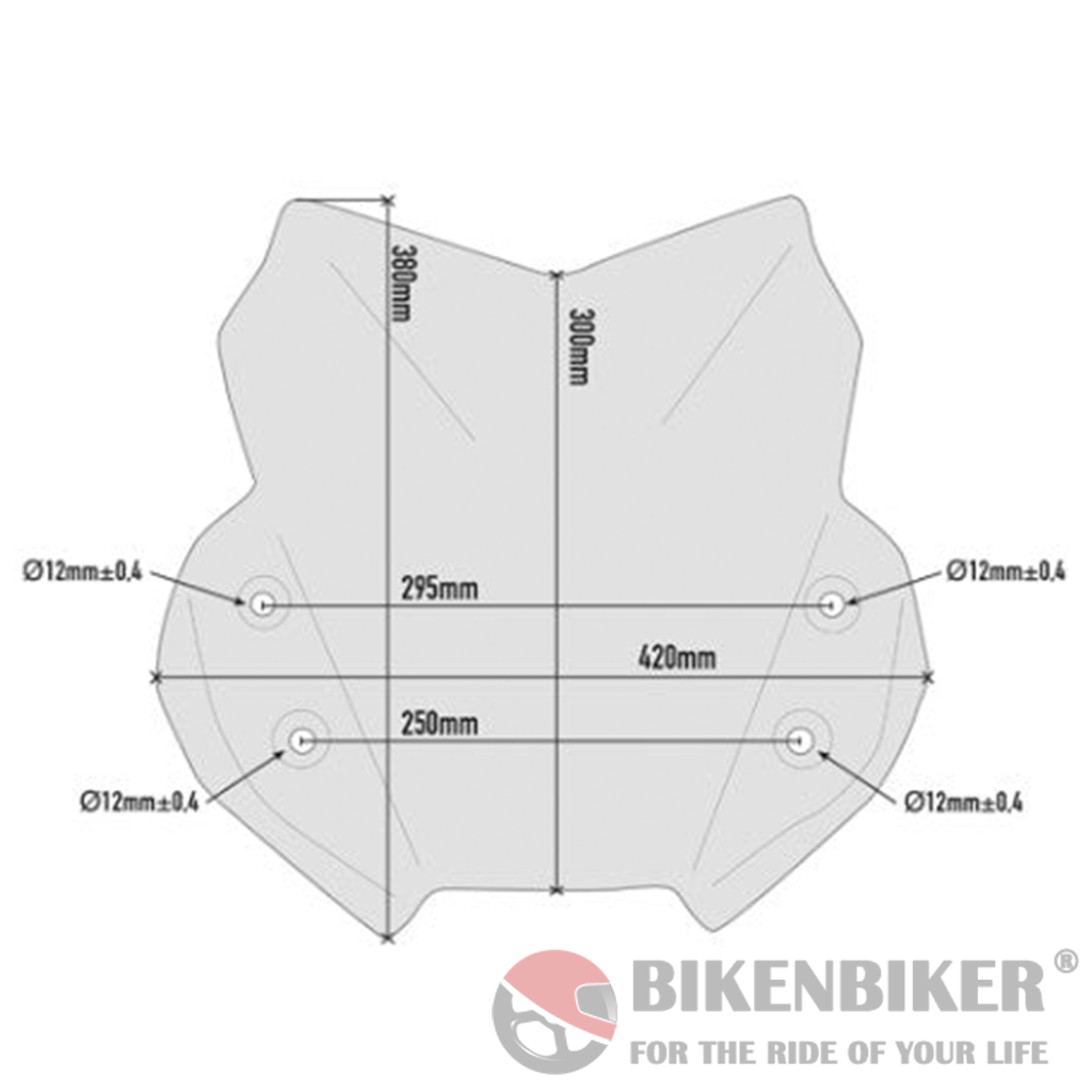 Short windscreen - Suzuki Vstrom 650 - Givi