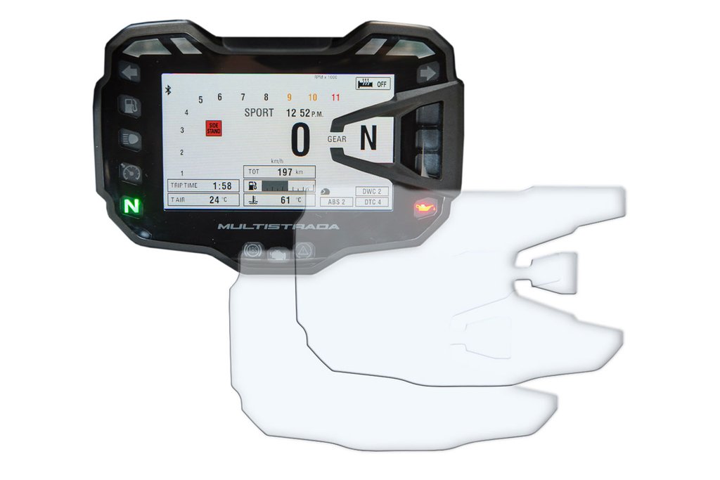 Screen Protector & Anti-glare Ducati Multistrada 1260/1200/950/Enduro - Speedo Angels