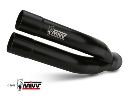 Double Gun Slip On Exhaust for Kawasaki Z900 - Mivv