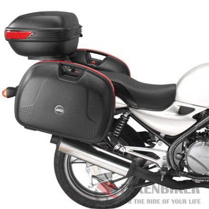 E360 Top/Side Case with Red Reflectors - Givi