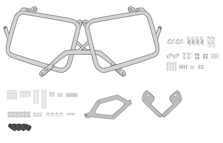 Specific Pannier Holder for Monokey Cases for Triumph Tiger 1200 GT - Givi