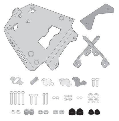 Specific Rear Rack in Aluminium for MONOKEY® Top Cases BMW F850 GS Adventure - Givi