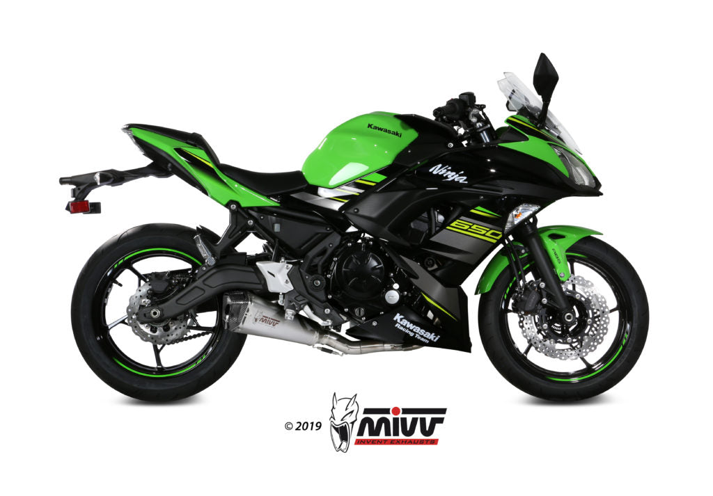 Delta Race Full System Exhaust for Kawasaki Ninja 650 - Mivv