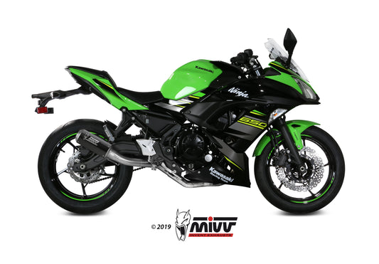 MK3 Full System Exhaust for Kawasaki Ninja/Z 650 - Mivv