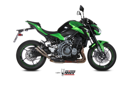 Double Gun Slip On Exhaust for Kawasaki Z900 - Mivv