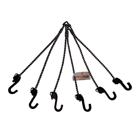 Reflective Hexapod Bungee Tie-down System - 32" / 80cms - Mototech