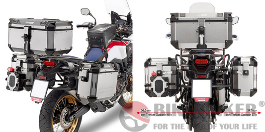 Specific Pannier Holder for Trekker Outback MONOKEY® Cam-Side Cases - Givi