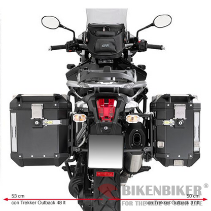 Specific Pannier Holder for Trekker Outback MONOKEY®  Side Cases for Triumph Tiger 1200 - Givi