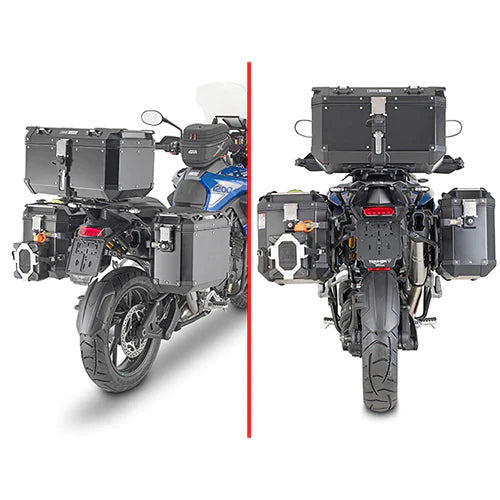 Specific Pannier Holder for Monokey Cam-Side Trekker Outback Side Cases for Triumph Tiger 1200 GT - Givi