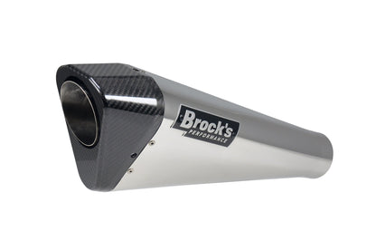 Penta-Carbon Muffler 15" (Polished) S1000RR (2020) - Brock's Performance