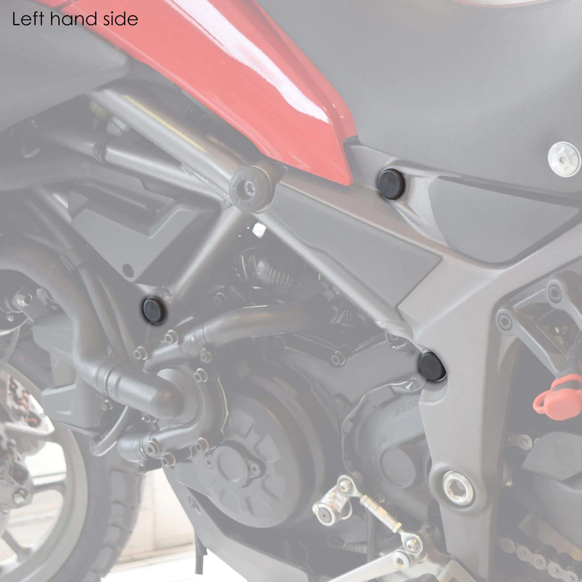 Ducati Scrambler/Desert Sled - Frame Caps - Pyramid Plastics