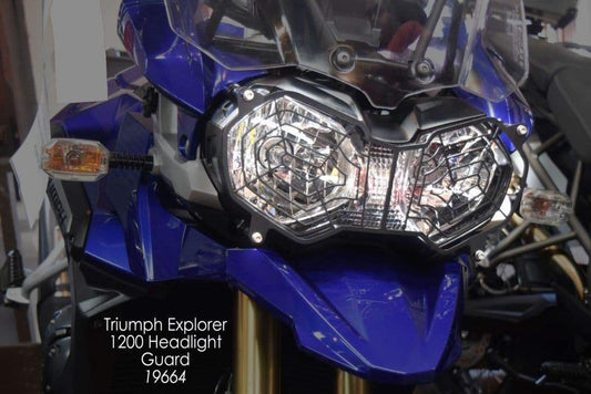 Triumph Tiger 800 Protection - Headlight Guard - Pyramid Plastics