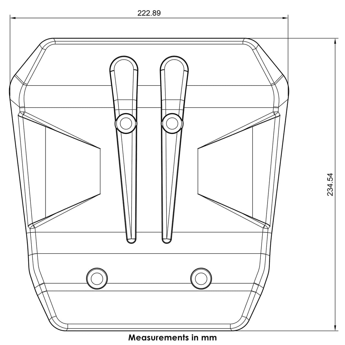 BMW F900 R/XR Protection - Splash Guard - Pyramid Plastics