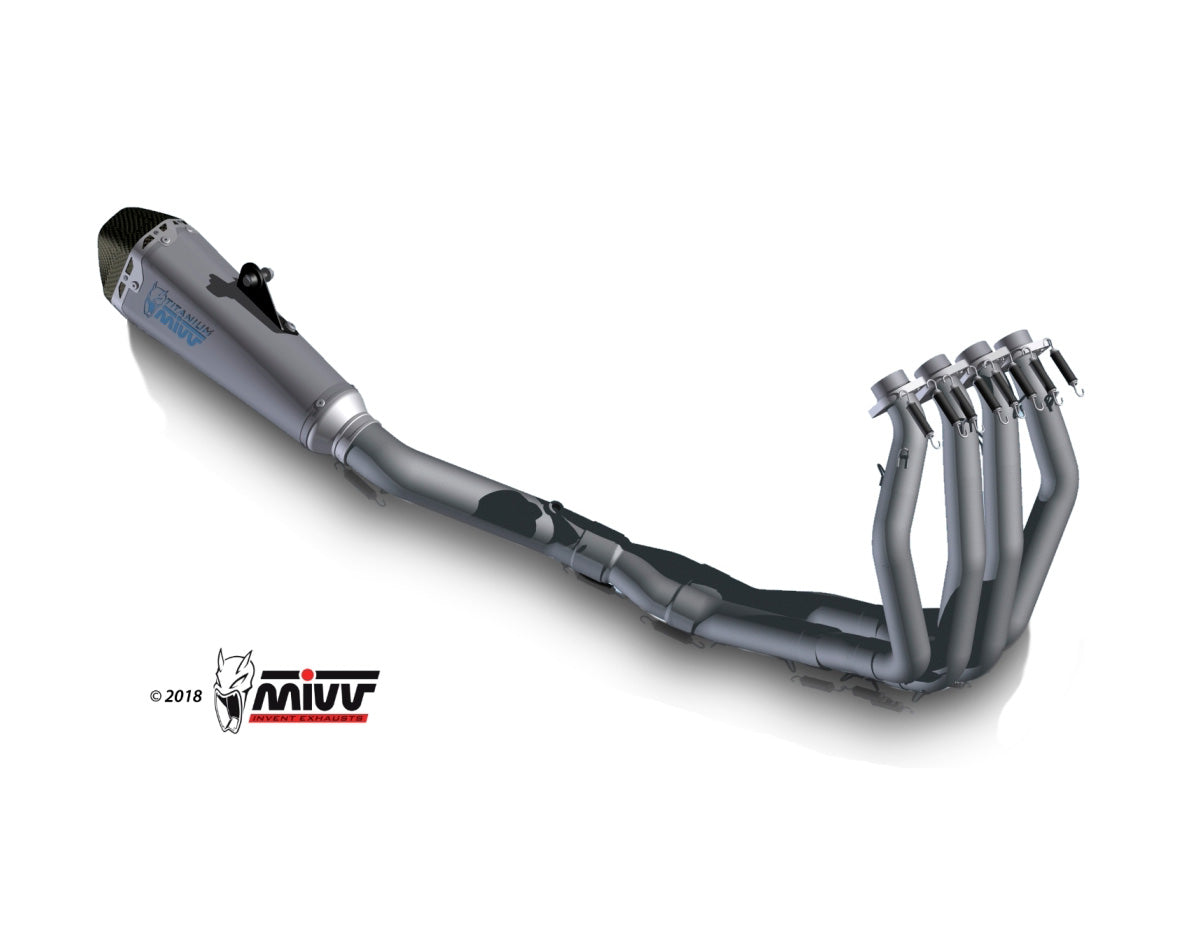 Delta Race Titanium Full System Exhaust for Suzuki Hayabusa (2008-17) - Mivv