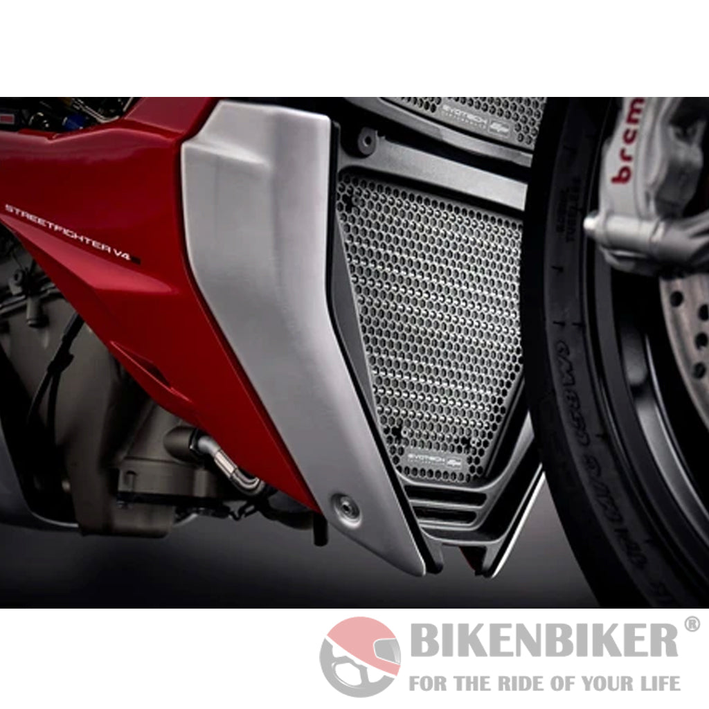 Ducati Streetfighter/Panigale V4/S Radiator Guard Set 2020+ - Evotech Performance