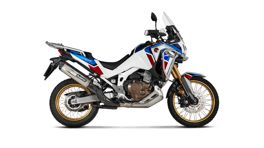 Honda CRF1100L Africa Twin Adventure Sports 2020+ - Slip-On Line (Titanium) - Akrapovič