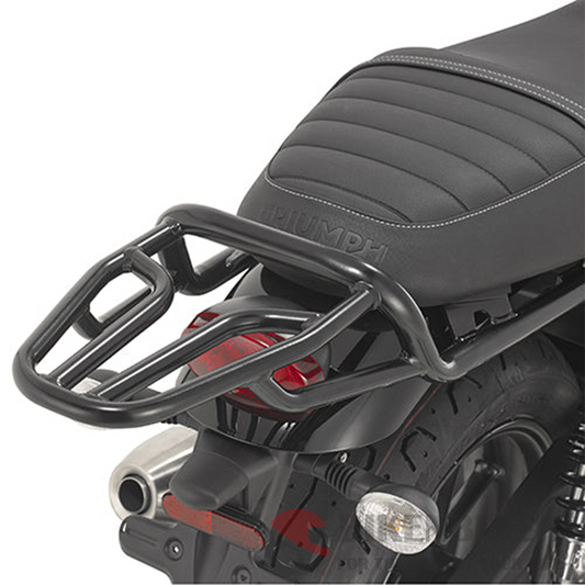 Specific Rear Rack, black, for MONOLOCK® or MONOKEY® Top Case for Triumph Street Twin (2016-19) - Givi