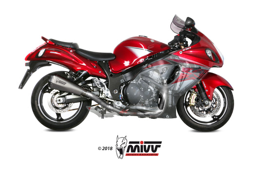 Delta Race Titanium Full System Exhaust for Suzuki Hayabusa (2008-17) - Mivv