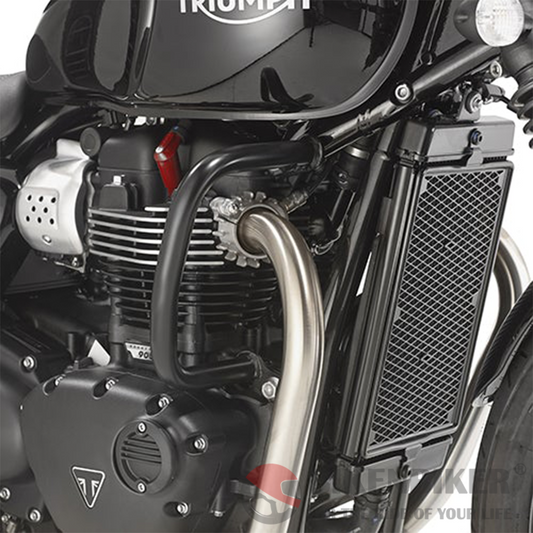 Engine Guard Black for Triumph Street Twin (2016 -21), Bonneville T100/T120 - Givi