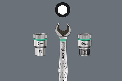 Ratchet Kit with Bits + Sockets - Soft Case (8100) - Wera Tools