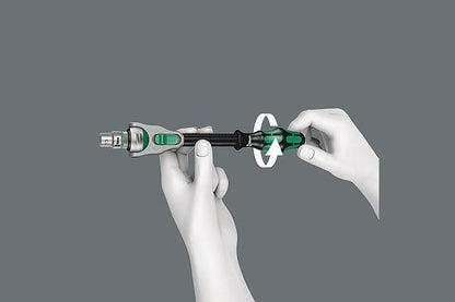 Ratchet Kit with Bits + Sockets - Soft Case (8100) - Wera Tools