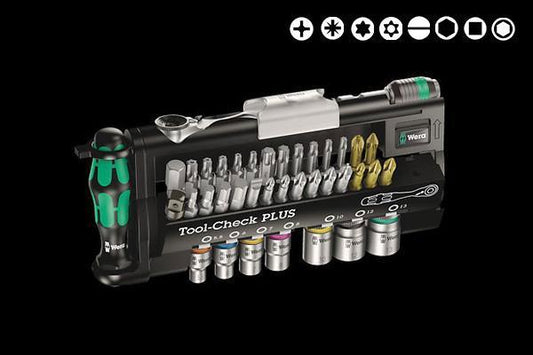 Ratchet + Screwdriver Kit (1/4") - Tool Check - Wera Tools