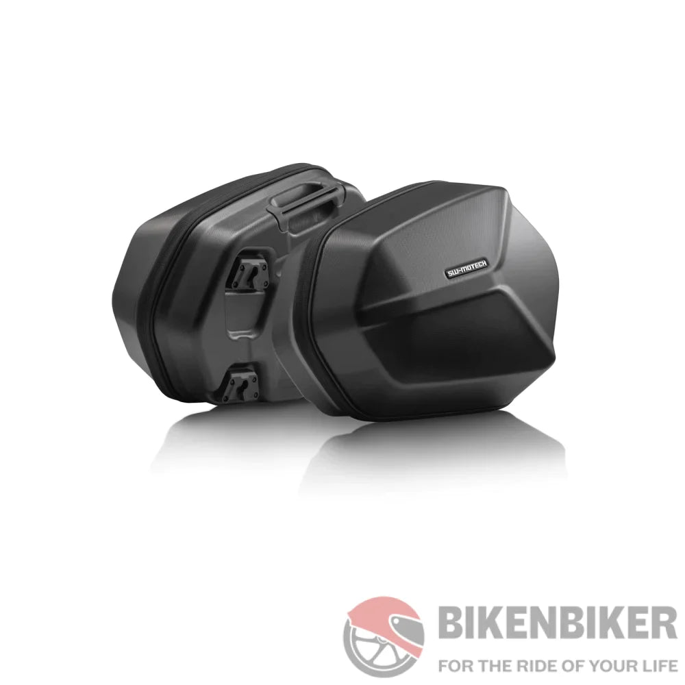 Aero Abs Side Case System With Evo Carriers - Bmw R1200Gs (13+) R1250Gs (18+) Sw-Motech Side Case