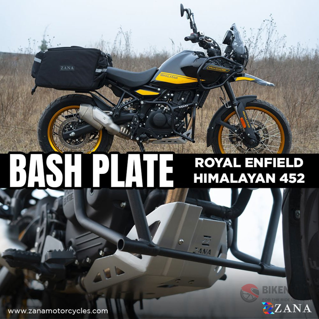 Bash Plate Silver Aluminum For Himalayan 452 -Zi-8429