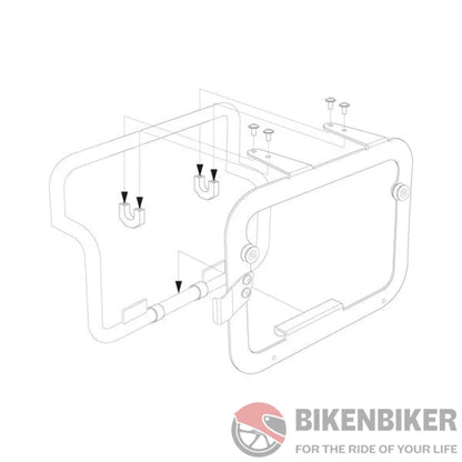 Bmw F850/R1200/1250 Gsa Luggage - Trax Adapter Kit (Oem Racks) Sw-Motech Side Carrier