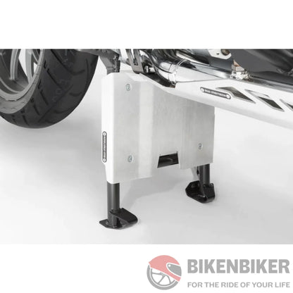 Bmw R 1200/1250 Gs/A Protection - Sump Guard Extension For Center Stand Sw-Motech Silver