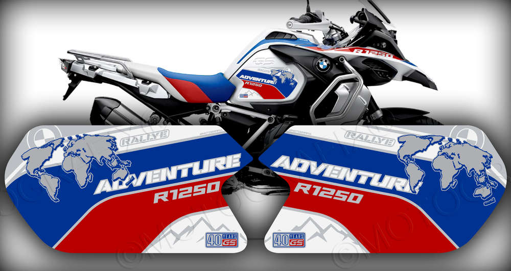 BMW R1250GS Adventure Rallye Motorcycle Tank / Knee Section Paint Protector