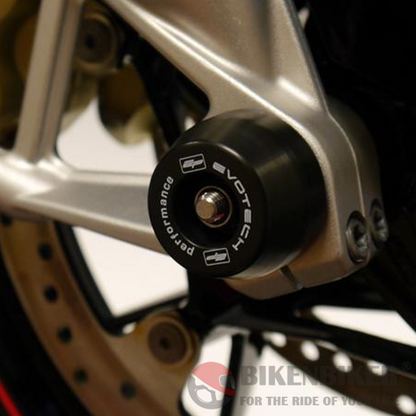 BMW S1000 XR/R1200 R Front Fork Spindle Bobbins - Evotech Performance