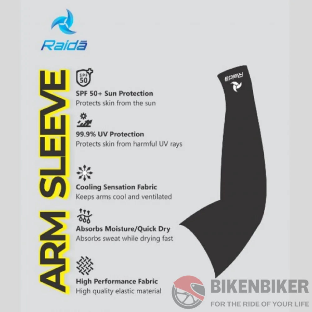 Compression Arm Sleeves - Raida Rider Comfort