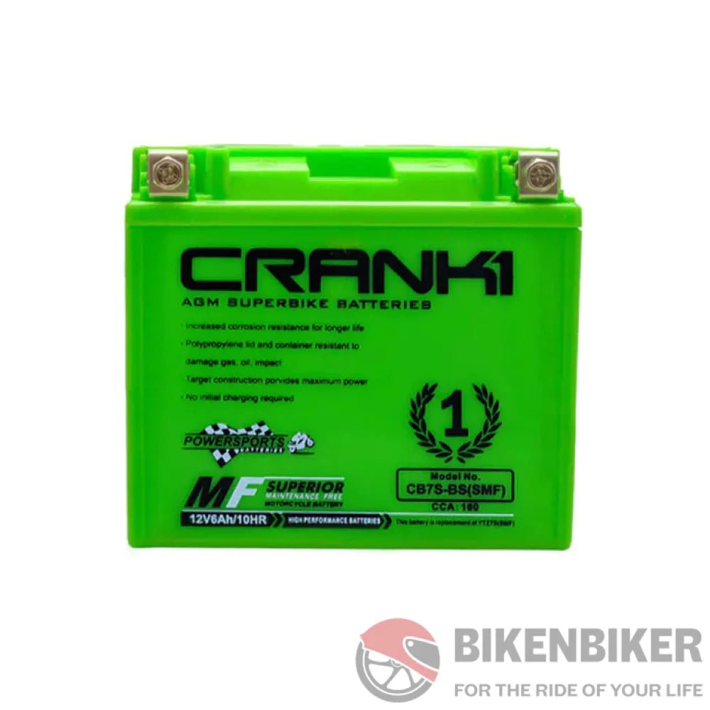 Crank1 Cb7B-Bs(Smf) Battery