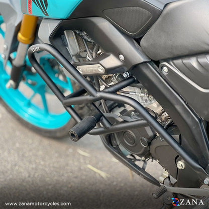 Crash Guard With Sider Black For Yamaha Mt 15 Slider